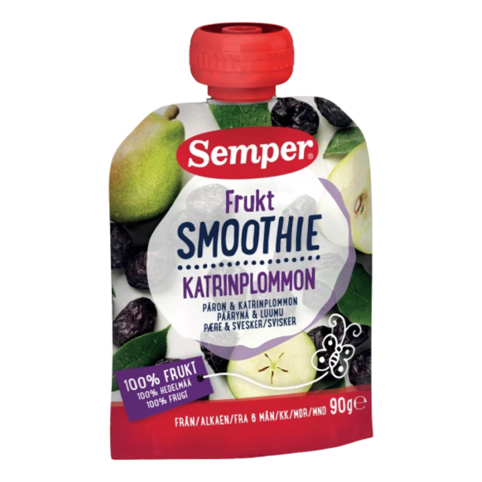Semper smoothie med pære og sveske